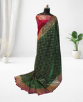 banarasi silk saree party wear