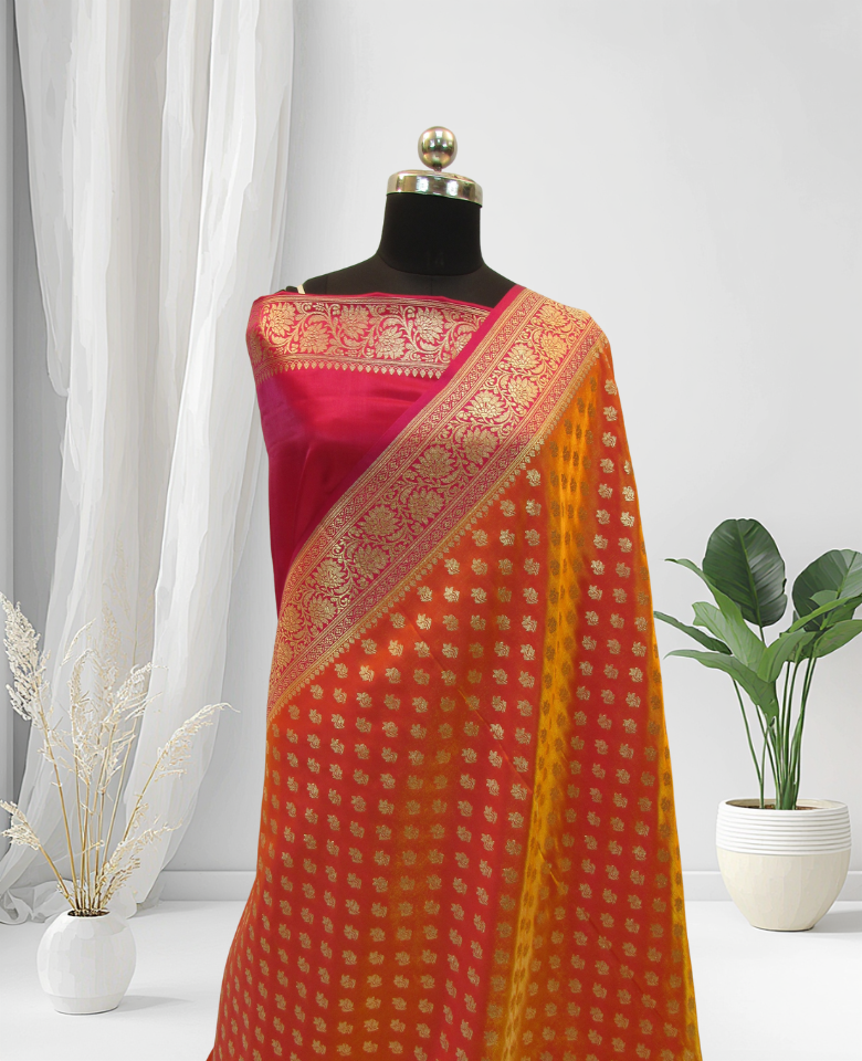 banarasi silk saree party wear