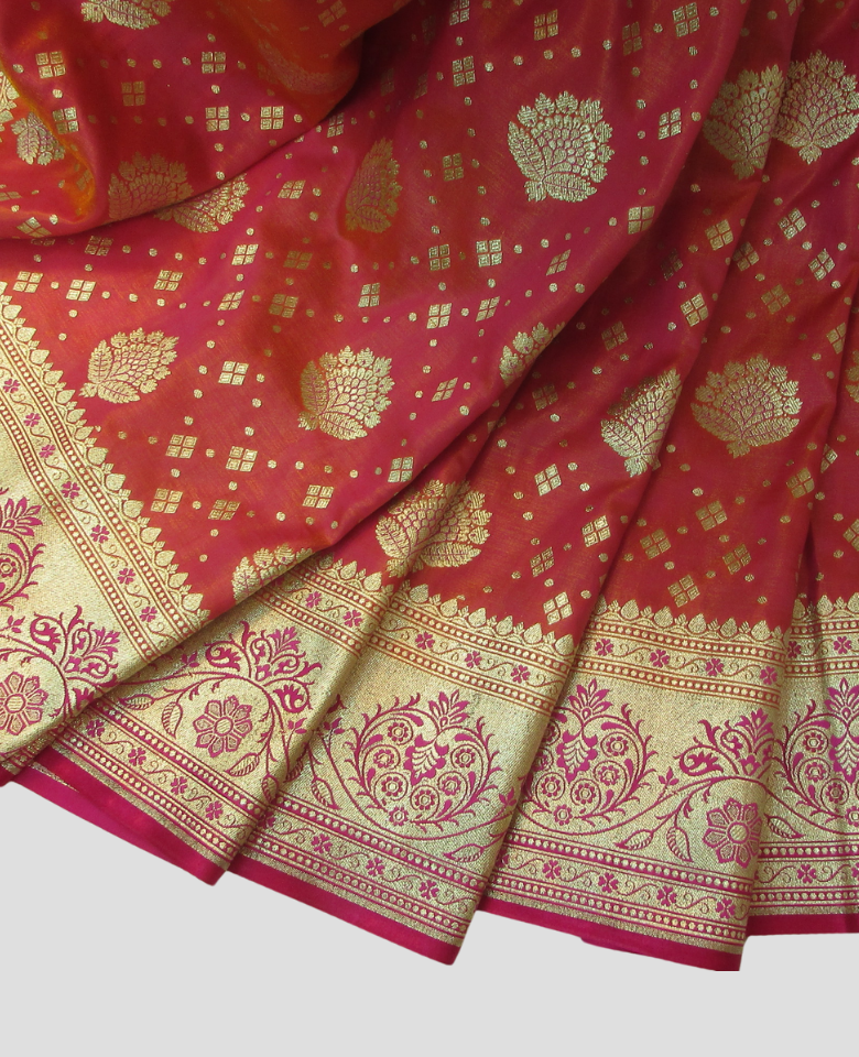 banarasi silk saree party wear