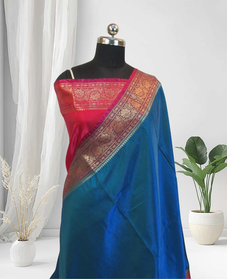 banarasi silk saree party wear