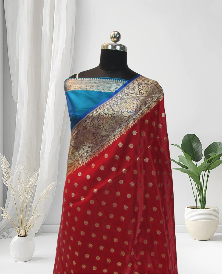 banarasi silk saree for Bride