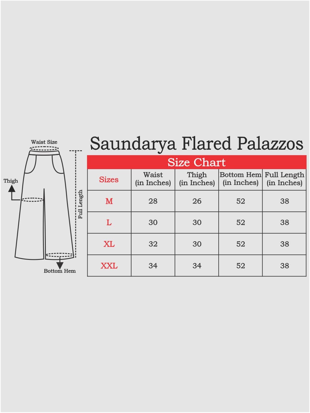 Women flared palazzo