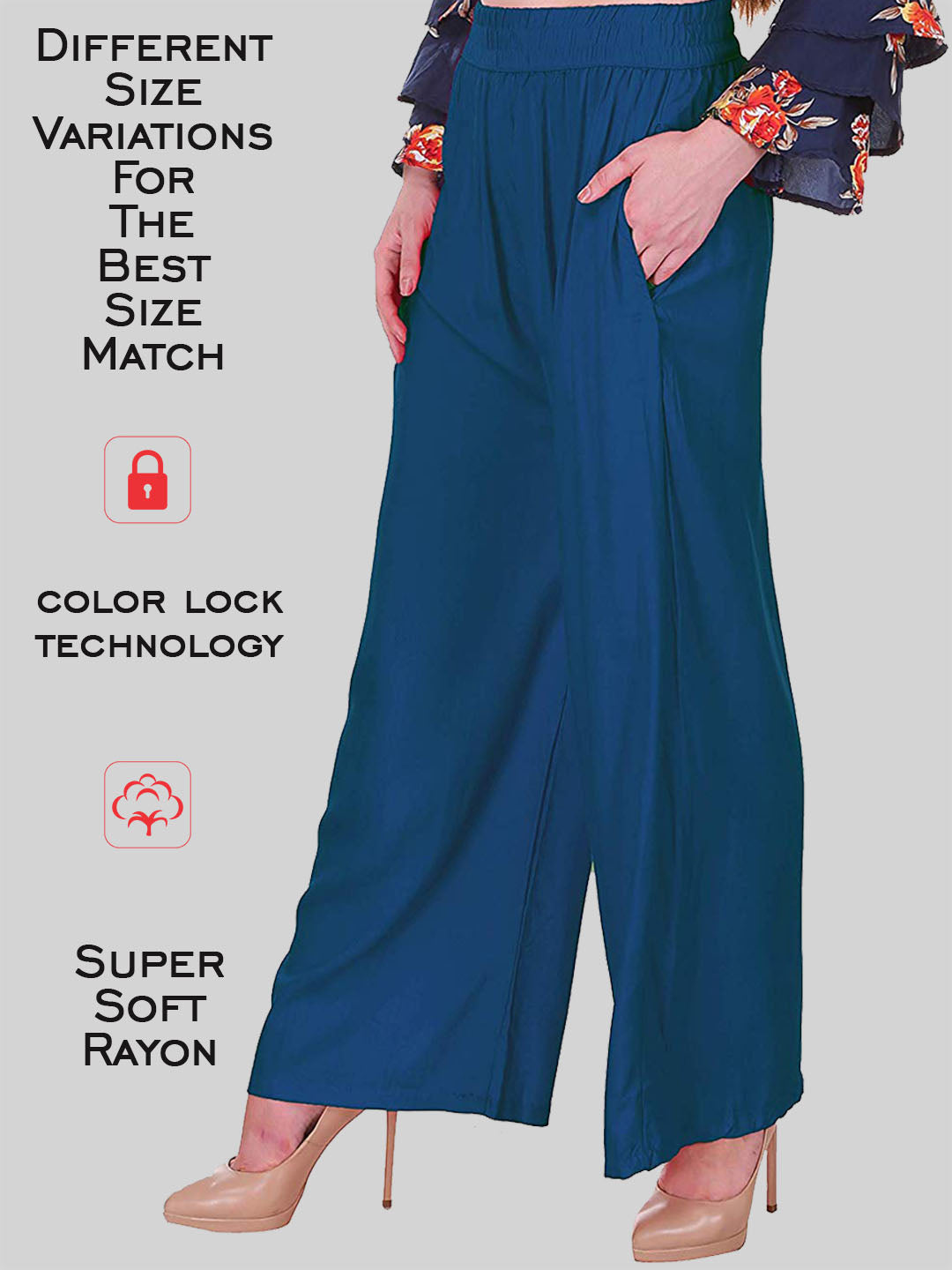 Relaxed palazzo pant