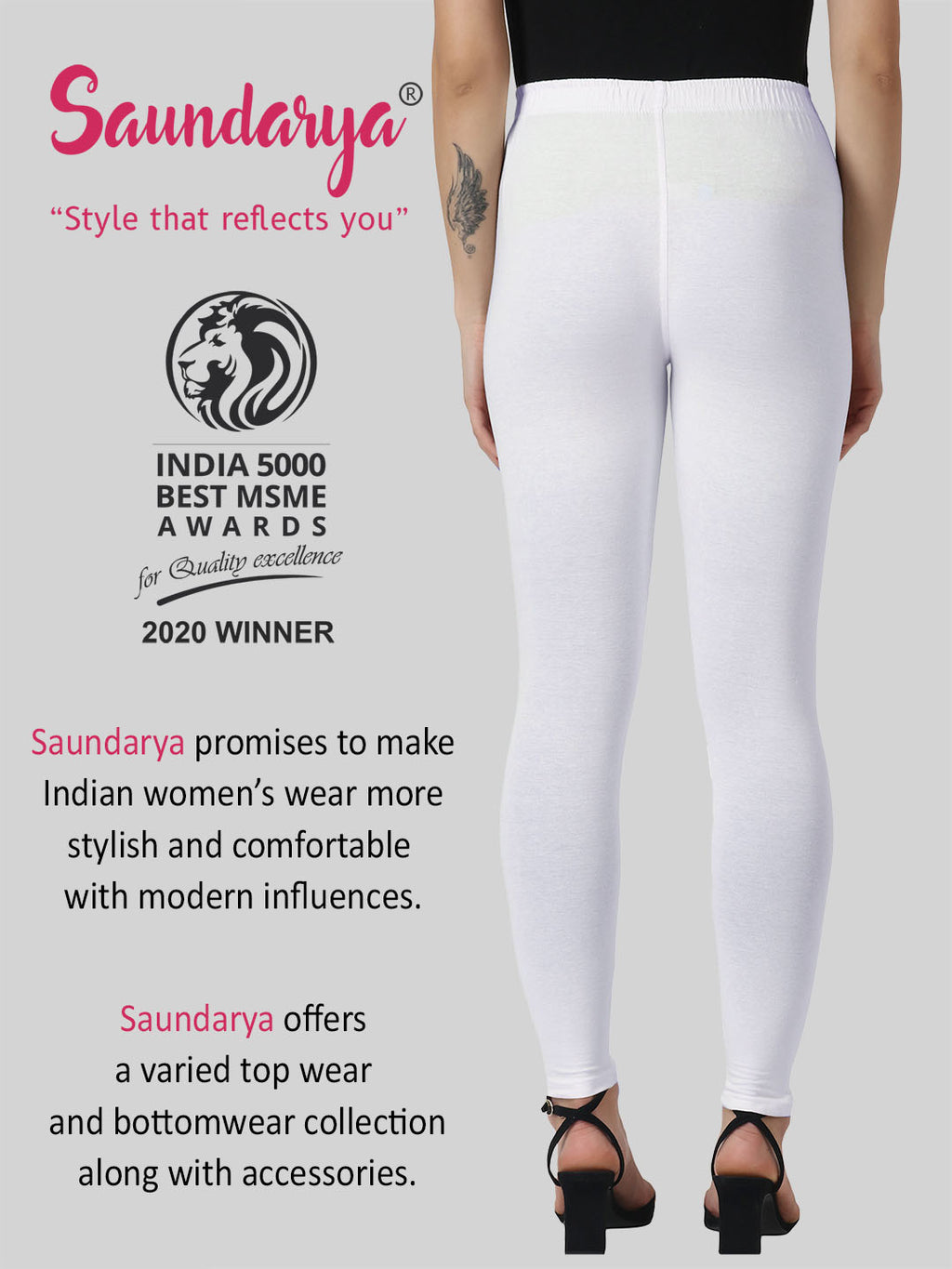 Women leggings white 