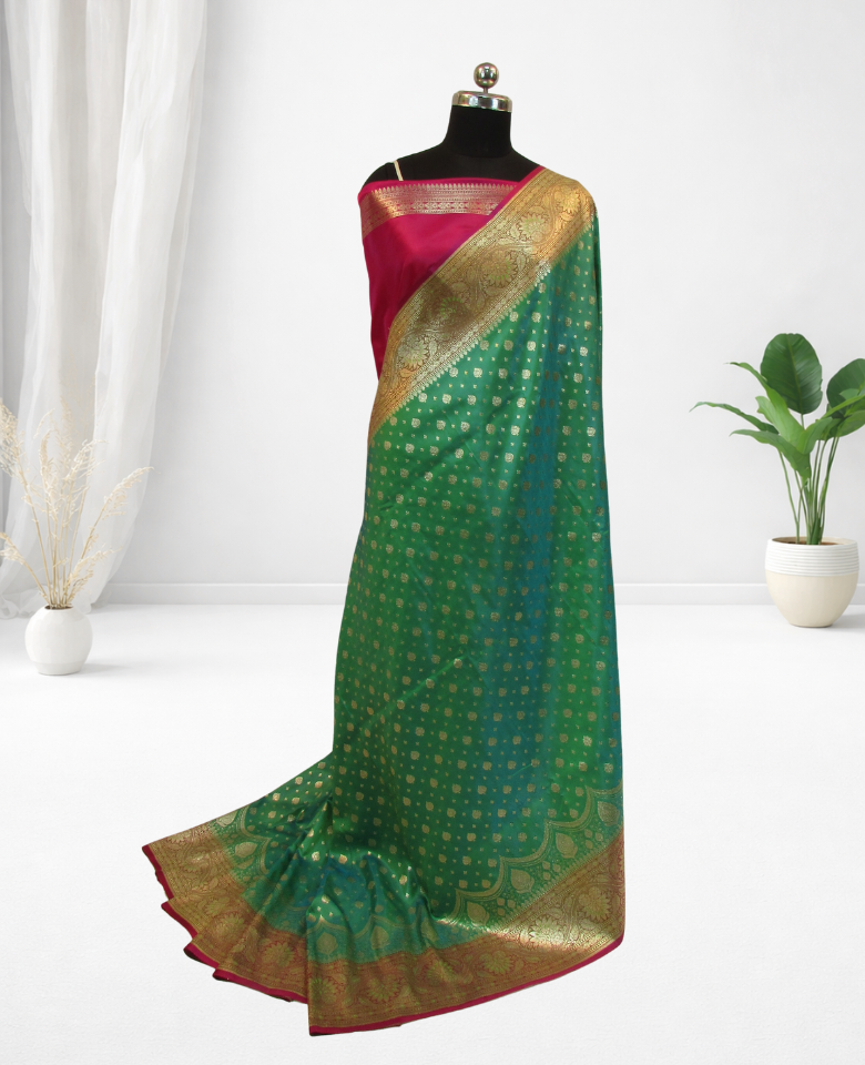 banarasi silk saree Wedding