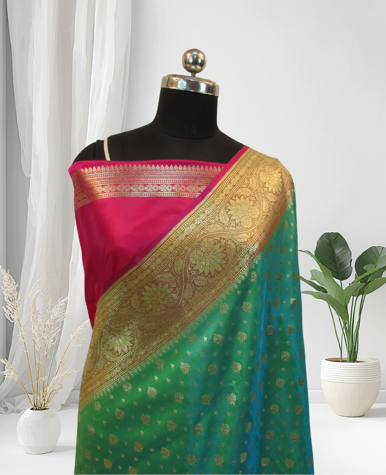 banarasi silk saree party wear